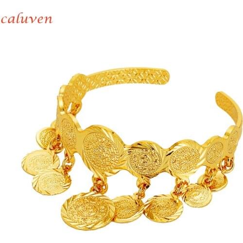 New Coin Bangle Baby/Child Middle Eastern Jewelry Muslim Islamic Bracelets Wholesale Coins Money Sign
