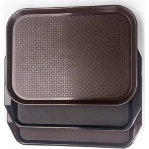 Plastic Breakfast Tray Food Fruit Dessert Plate Snack Storage Trays Kitchen Organizer restaurant fast food plastic pallet plate