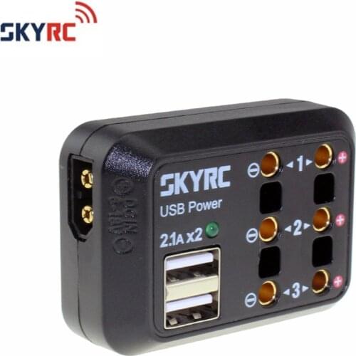SKYRC DC Power Distributor Multi Output 10A XT60 Plug Banana Plug USB 5V