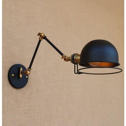 Universal Swing Long Arm Wall Light LED Adjustable Wandlamp Edison Vintage Wall Lamp Loft Style Industrial Sconces Appliques