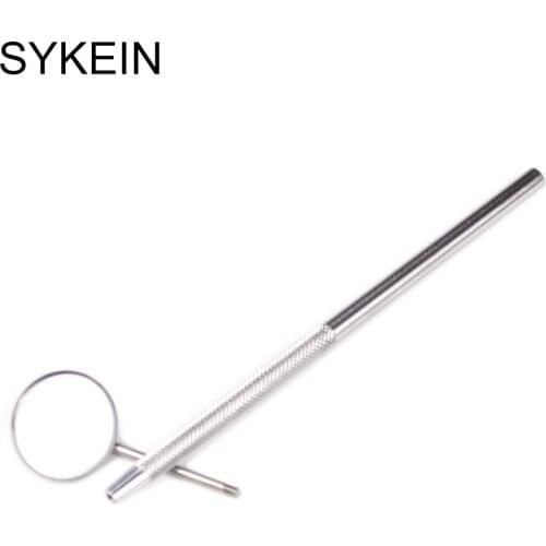 Magnifying Checking Eyelash Extension Grafting Mirror Stainless Steel Handle Lash Extension Makeup Tools Mouth Oral Teeth Care