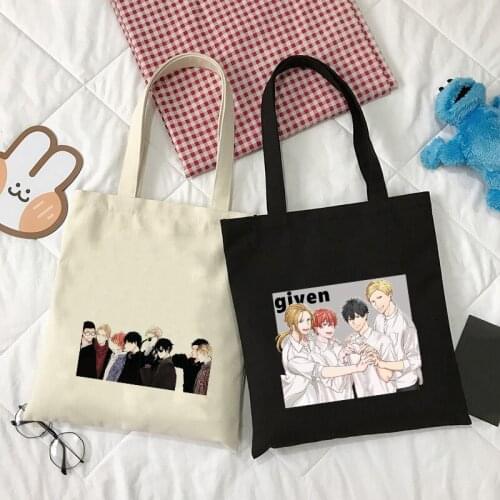 Anime GIVEN Gifted Future Fashion Canvas Bag Harajuku Goth Punk Large Capacity Womens Bags Vintage Handbag Casual Shoulder Bag