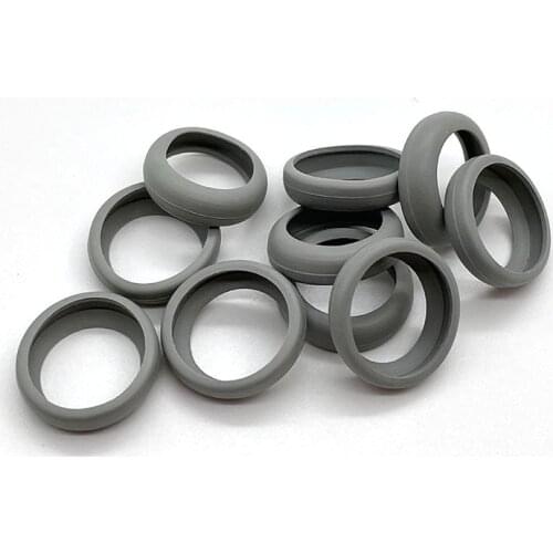 10pcs 15.15mm Flat Earphones Silicone Case Cover Flexible Rubber Ring Cover