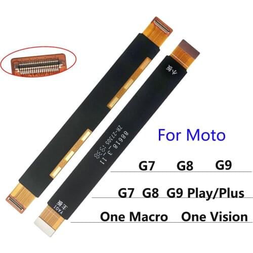 10Pcs For Motorola Moto G7 G8 G9 Play Power Plus One Hyper Macro Fusion Motherboard FPC Main Board Connector Flex Cable Parts