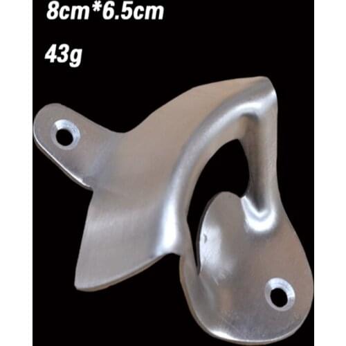 200pcs/lot bottle opener Wall mounted Stainless Steel Wall Mount Bar Soda Glass Cap Water Drink Beer Bottle Opener Kitchen tools