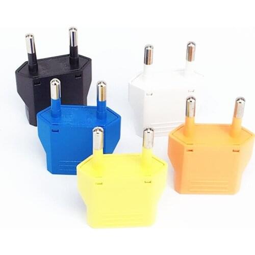 3pcs Japan American US To EU Plug Adapter European Euro Travel Power Adapter Charger Electric Plug Charger Socket AC Converter