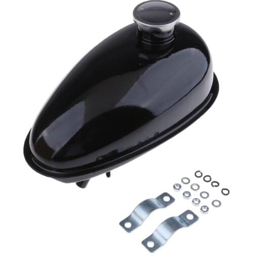 49cc 66cc 80cc Engine Motorized Bicycle Iron Fuel Gas Tank W/ Cap & Petcock 3L New