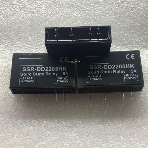 5PCS PCB SSR-DD2202HK SSR-DD2203HK SSR-DD2205HK DC-DC 2A 3A 5A Solid State Relay