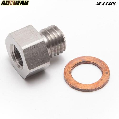M12x1.5 Male to 1/8'' NPT Female Gauge Sensor Sender Adapter Reducer S.S AF-CGQ70