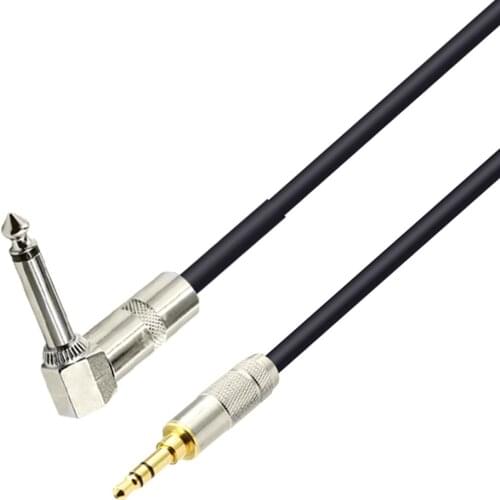 3.5MM to 6.35MM audio cable,6.5MM male to 3.5MM male Notebook phone microphone amplifier cable