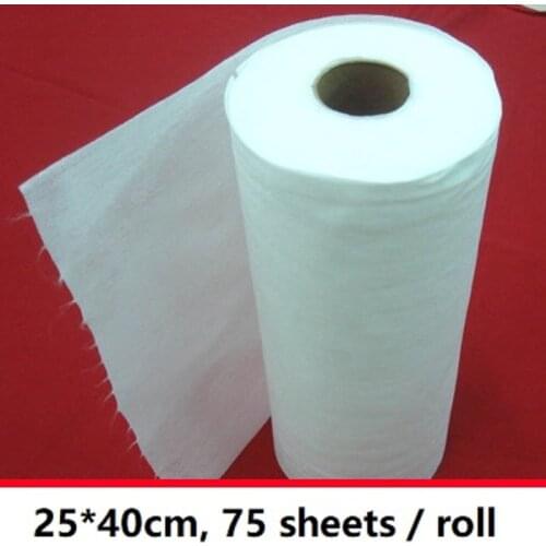 Clean furniture non woven fabric scouring pad 75sheets/roll multi purpose dishclout electrostatic dust paper for swiffer XXL