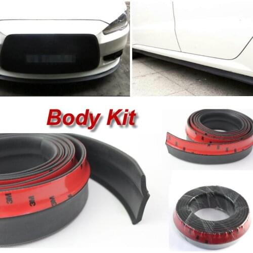 Car Bumper Lip Deflector Lips For Mitsubishi Dignity / Front Spoiler Skirt For Auto to Car Tuning View / Body Kit / Strip