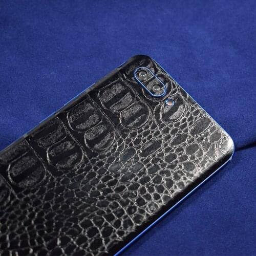 Crocodile Snakeskin Pattern Decorative Back For Huawei Honor 10 Lite Phone Protector Honor10 Lite Back Film Stickers
