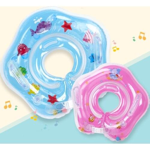 Baby neck float swimming pool accessories baby inflatable swimming ring for newborn baby
