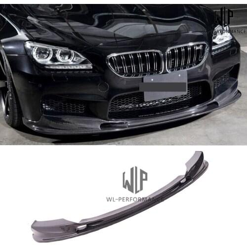 F06 F12 F13 High Quality Carbon Fiber Front Lip Splitter Car Styling For BMW 6 Series F06 F12 F13 M6 3D Style 640i 14-UP