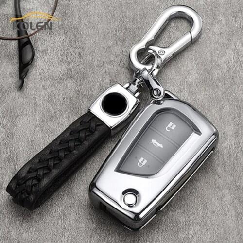 Soft TPU Car Remote Key Case Cover For Toyota Corolla Auris Altis Aygo Yaris Hilux Scion RAV4 TC IM Holder Shell Fob Accessories