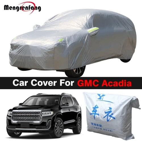 Outdoor Car Cover For GMC Acadia 2006-2021 SUV Anti-UV Sun Shade Rain Snow Fog Resistant Cover Dust Proof