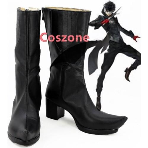Persona 5 Joker Shoes Boot Kurusu Shou Cosplay Shoes Boots Halloween Carnival Cosplay Costume Accessories