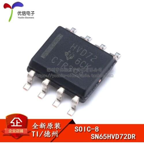 Genuine original patch SN65HVD72DR SOIC-8 chip RS422 / RS485 Transceiver