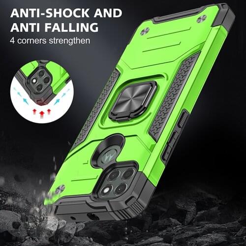 Drop resistance Military Rugged Case For Motorola Moto G9 Power Armor Fall resistant impact Shock proof Shield Cover