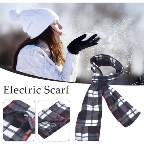 Winter Electric Scarf USB Rechargeable Rapid Heating Scarf Heating Warm Unisex Collar For Outdoor Activities Use Dropship