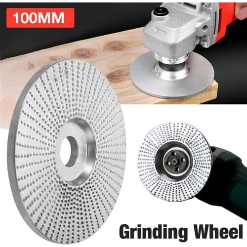 16 Bore Wood Grinding Wheel Rotary Disc Sanding Wood Carving Tool Abrasive Disc Tools For Angle Grinder 80/100mm