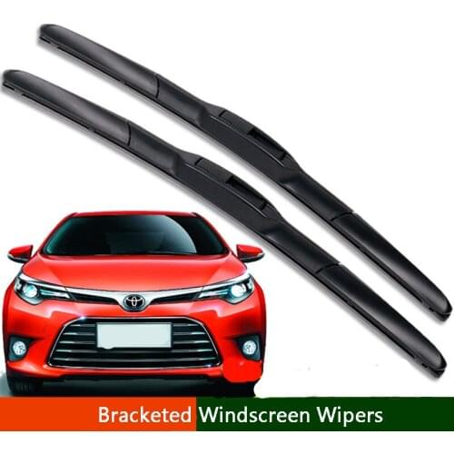 Pair Complete Bracket Front Windshield Wipers Fit For Toyota Camry 2011-2018 Windscreen Wiper Blades 26"/18"