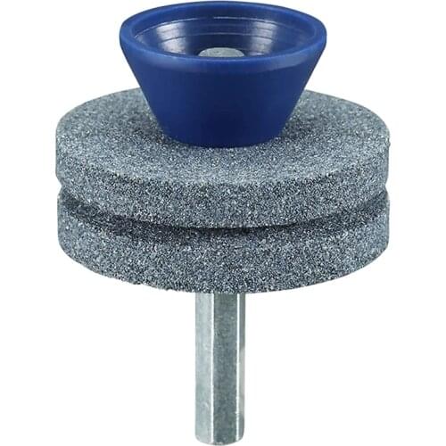 1Pc Universal Multi-Sharp Rotary Double Layer Lawn Mower Blade Sharpener for Power Drill and Hand Drill Double Layer Law