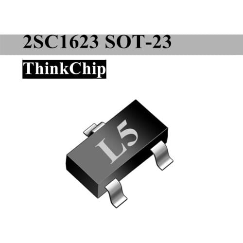 100 pcs) 2SC1623 SOT-23 SMD NPN transistor C1623 (Marking L5)