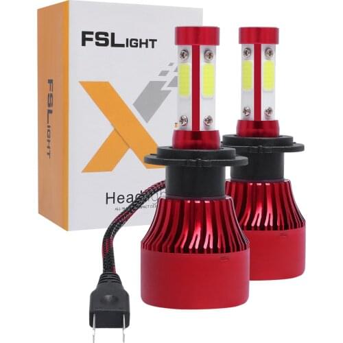 2Pcs H4 LED Car Headlight Bulbs H7 9005 HB3 9006 HB4 9012 H1 H3 H11 H8 H9 Mini Car Auto Headlamps 20000LM 6500K Fog Light
