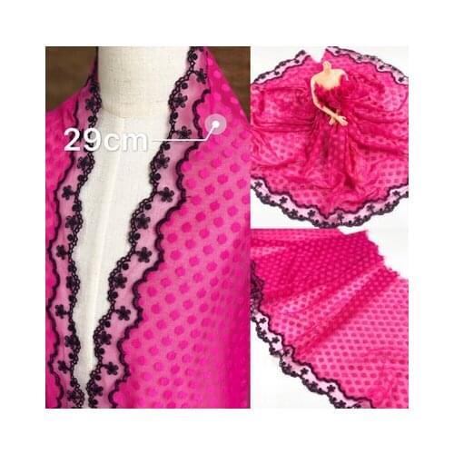 5Mts/lot 4cm wide Soft bleached white cotton thread lace garment cuff neckline sewing garment lace accessories X197