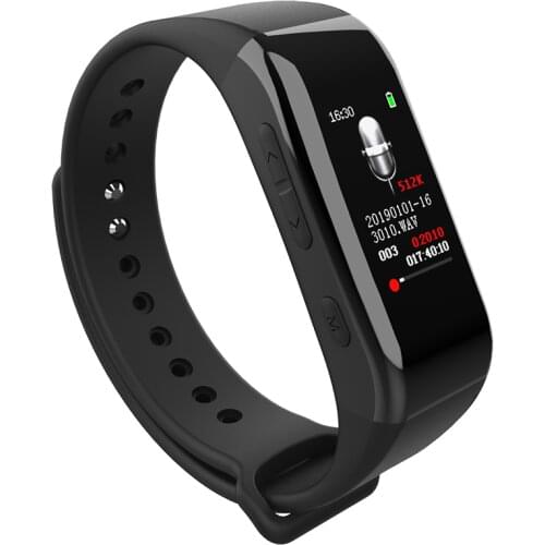 8GB New Design Bluetooth Headset MP3 Music Listening Sport Watch With Voice Recorder