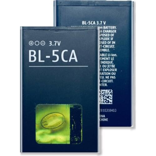 BL-5CA Replacement Battery For Nokia 1110 1111 1112 1200 2310 5130XM 7600 N70 E60 5030 C2-00 C2-01 X2-01 BL 5CA +Tracking Number
