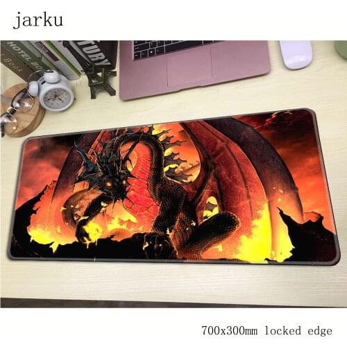 Fantasy Dragon pad mouse HD pattern computer gamer mouse pad 700x300X2MM padmouse Colourful mousepad gadget anime desk mats