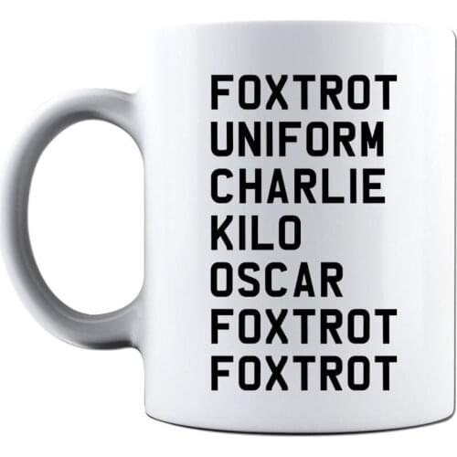 Phonetics Alphabet Coffee Mug Gift