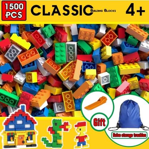 Building block creative brick model character education children building block toy small size all available free storage bag