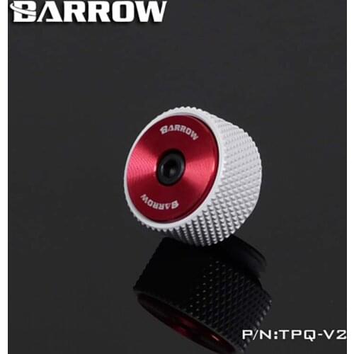 Barrow PC water cooling fittings Manual Exhaust Valve Vent Black/White/Silver Ring Fitting for computer cooling TPQ-V2