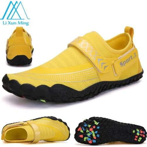 Summer Barefoot Beach Water Shoes Lovers Swimming Diving Quick-Drying Water Sports Shoes Mens Outdoor Fishing Five-finger Shoes
