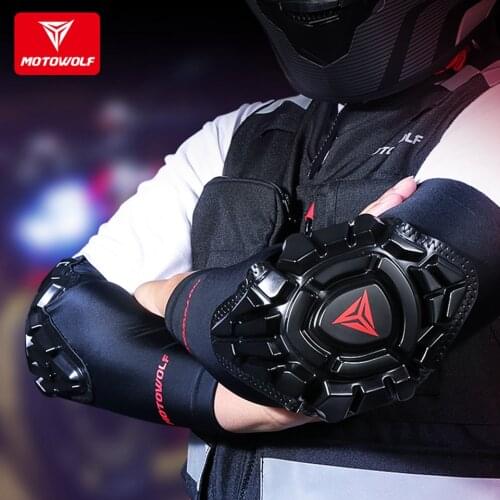 MOTOWOLF Motorcycle Summer protective sleeve Outdoor ice silk anti-fall sunscreen elbow support sleeve Riding protective gear