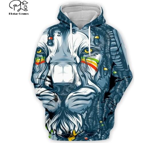 Newest Reggae Lion Singer HipHop Legend Bob Marley Funny NewFashion Harajuku 3DPrint Men/Women Autumn Pullover Casual Hoodies 11