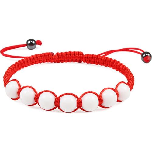 Natural Stone Handmade Woven Beads Bracelet Adjustable Rope Braided Macrame Chain Bracelets Women Men Simple Jewelry Pulseira