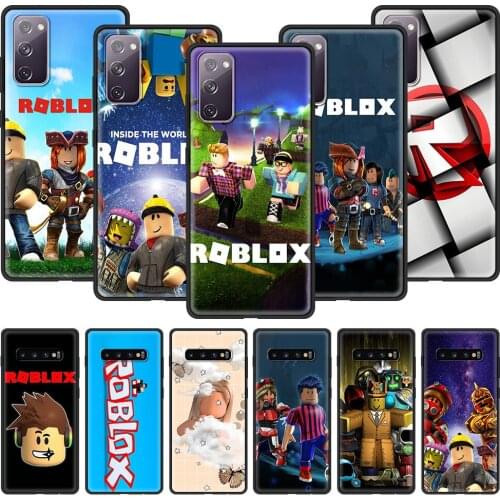 Hot Robloxes Game Bag For Samsung Galaxy S20 FE S21 S10 Plus S10E S9 S8 Case Silicon Back For Samsung S21 Ultra Fashion Coque