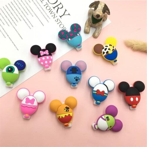 100PCS Cartoon Disney Phone USB Cable Protector Data Line Organizer Clip Protetor Cable Winder for IPhone Samsung Huawei Cable
