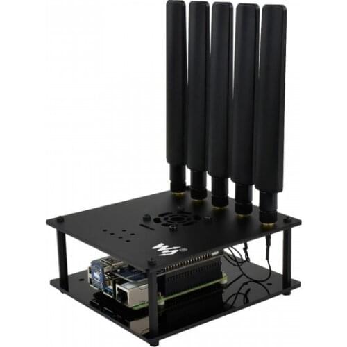 SIM8200EA-M2 5G HAT for Raspberry Pi, 5G/4G/3G Support, Snapdragon X55, Multi Mode Multi Band