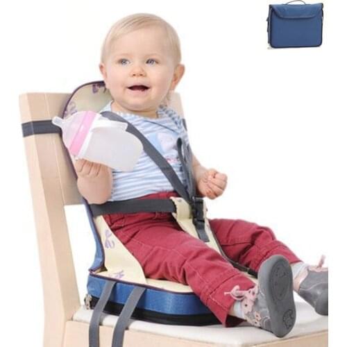 Baby Dining Chair Bag Child Portable Seat Toddler WaterProof Fabric Infant Travel Foldable Baby Safety Belt Feeding High Chair