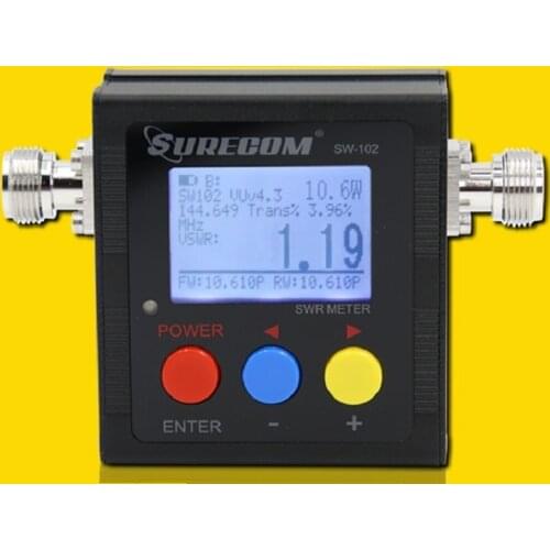 Standing wave table SW-102 walkie talkie test antenna standing wave power walkie talkie digital display frequency meter