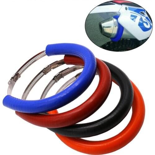 Universal Motorcycle Exhaust Ring Universal Exhaust Protector Silencer Bracket Protector Guard