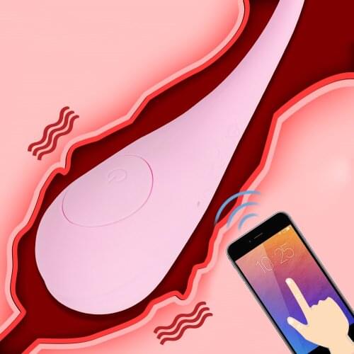 Bluetooth App Remote Control Vibrator Sex Toy for Female USB Vibrating Jump Eggs Kegel Exercise Vagina Ball Vibrator Ben Wa Ball