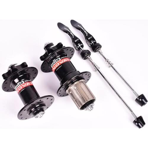 MTB Bicycle Hub Front/Rear Quick Release Set Bike Hub Disc Bearing Holes 36 for SHIMANO 9/10/11 Speeds Bicycle Accessories