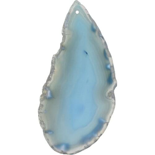 1pcs Irregular Shape Quartz Slice Pendants Charms for Jewelry Making